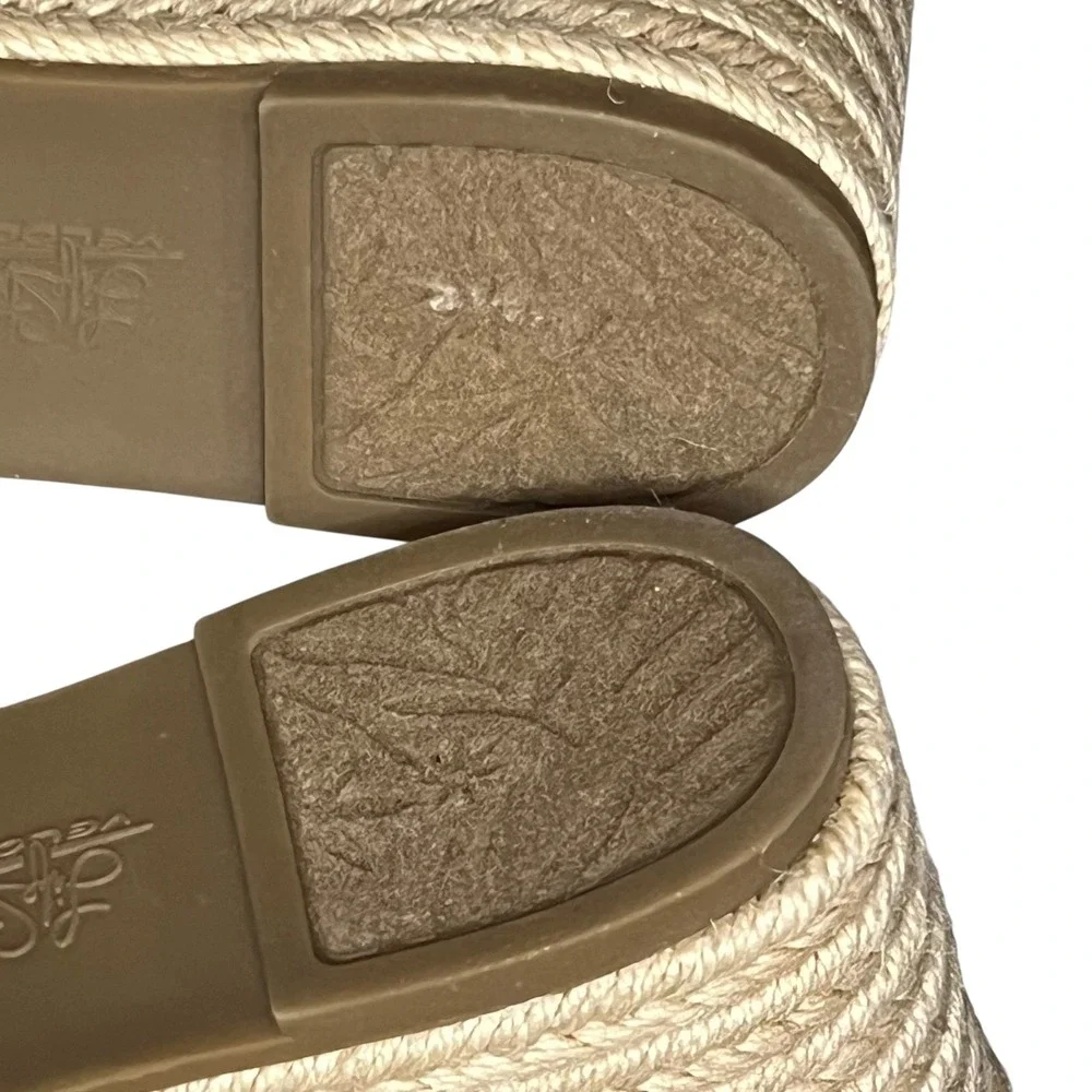 LifeStride Velocity Wedge Sandals Women 9.5 Taupe Suede Espadrille Comfort Shoes